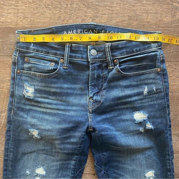 American Eagle Move Free Skinny Jeans Airflex 360 Men’s 30 Waist - Picture 6 of 13